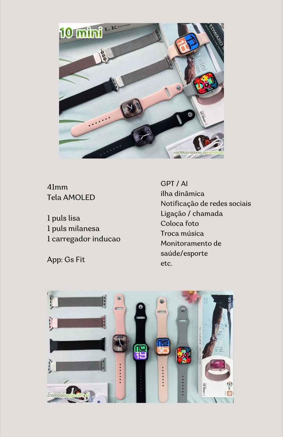 Smartwatch Smart Gs10 Mini