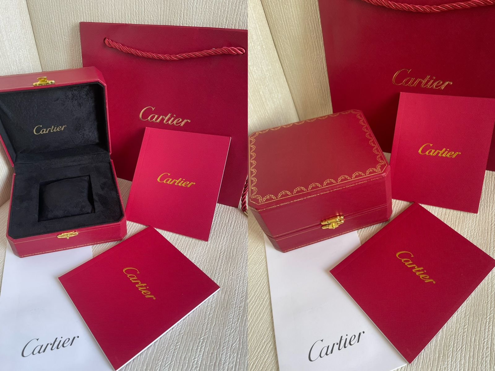 Caixas para Relógios Cartier Modelo