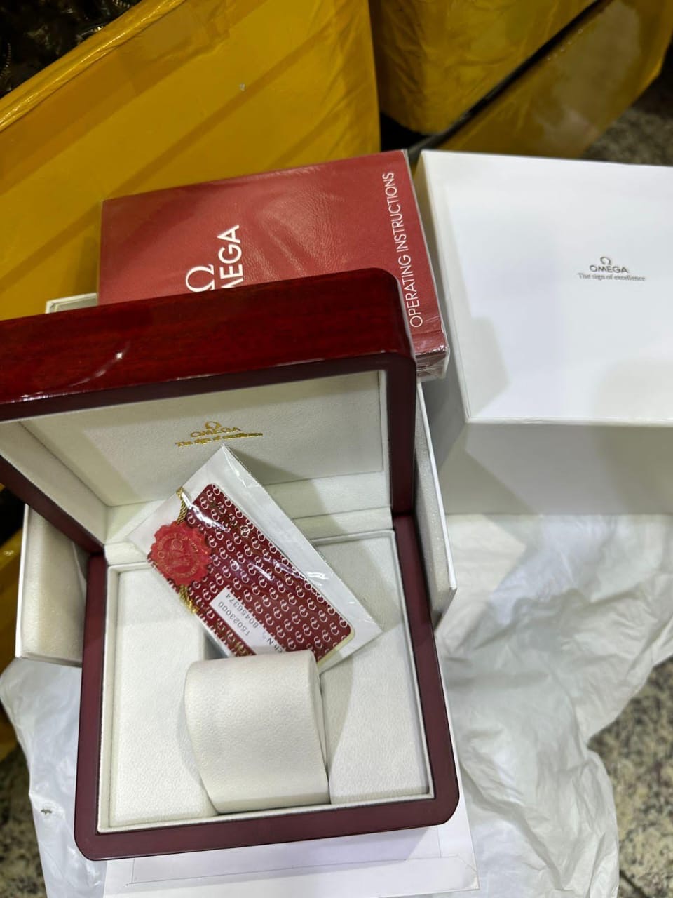 Caixas para Relógios Omega Coleção